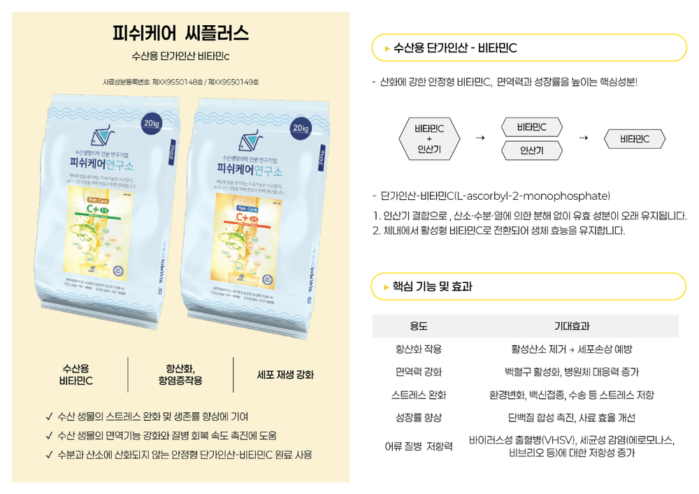 피쉬케어 C+1.0 / C+2.0 1