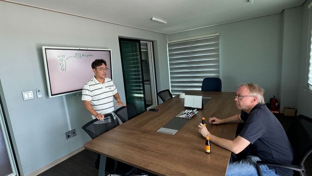 INVE aquaculture R&D director 피쉬케어 방문 2