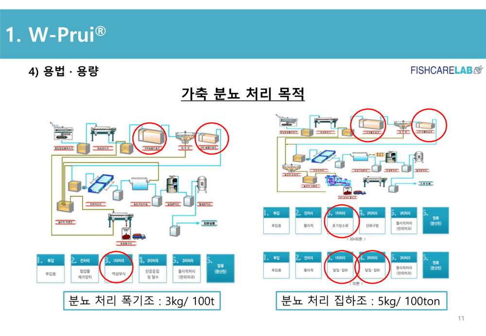 생균활용 천연 수질개선제 W-Puri 10